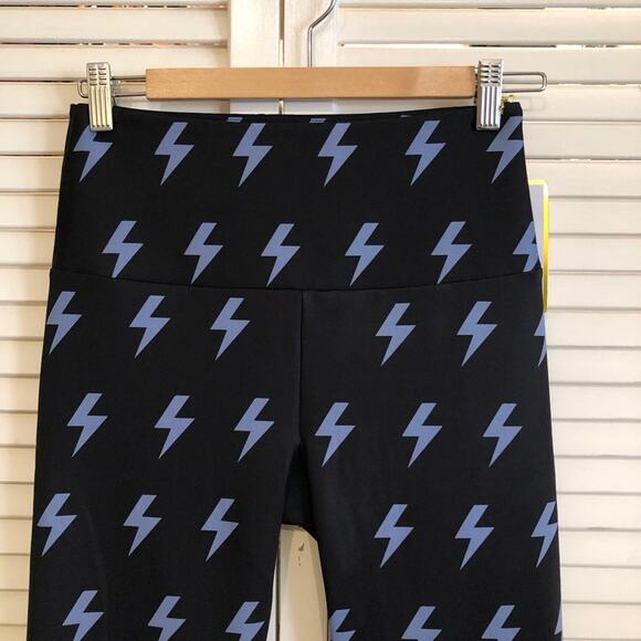 NWT Goldsheep Lightning Fit GS Bolt Blue Leggings Medium - Picture 4 of 11